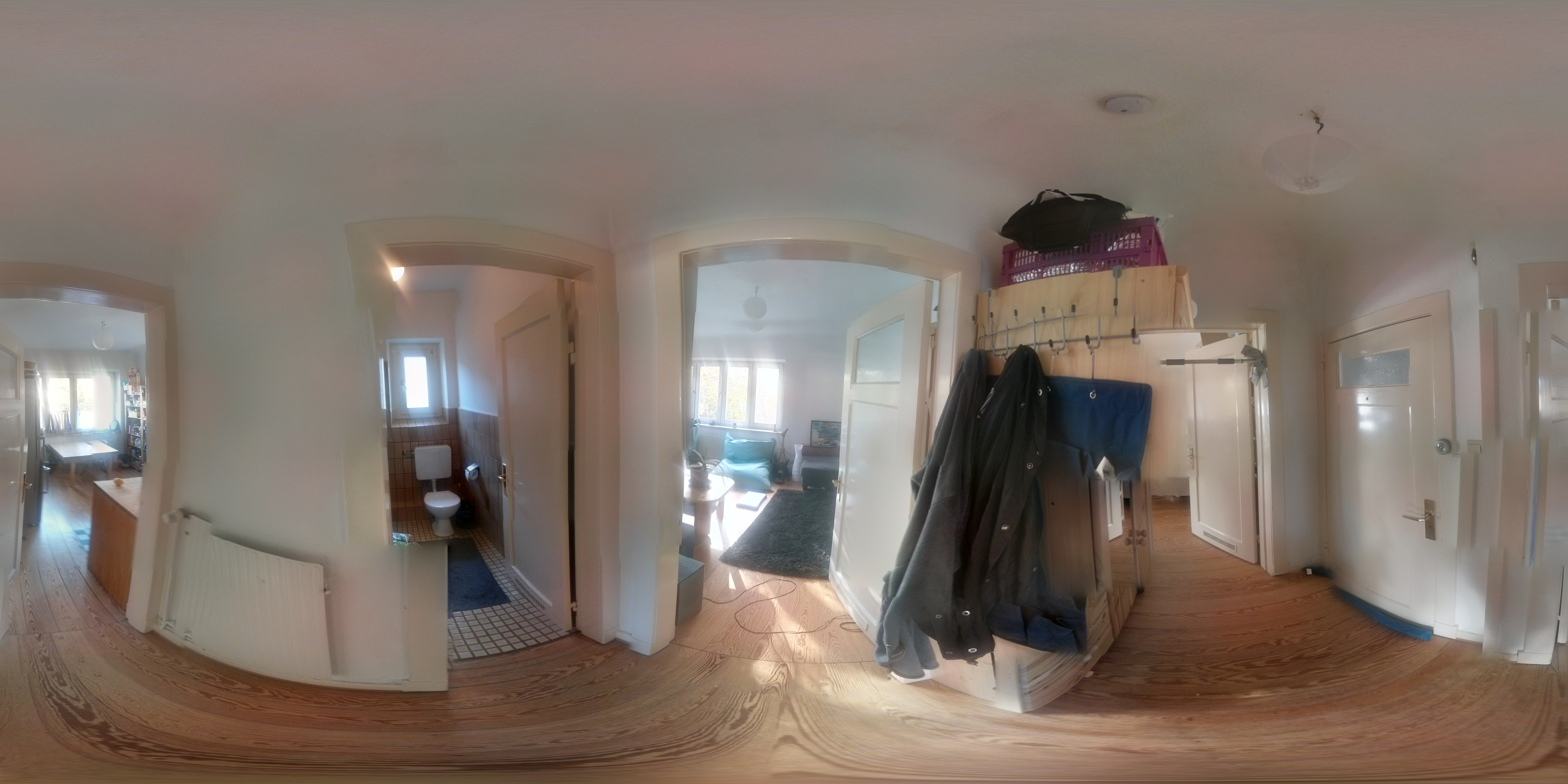 360 Grad Panorama Foto meiner Wohnung